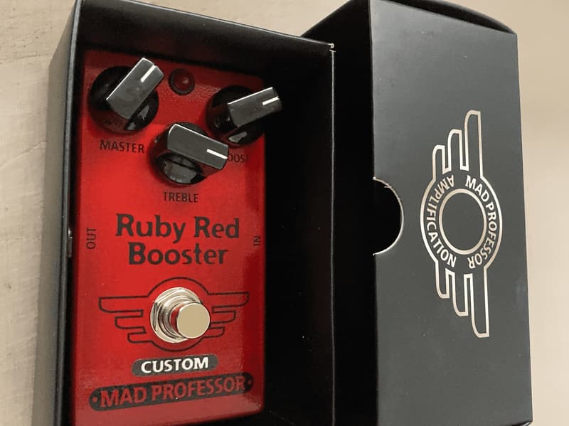 Mad Professor Ruby Red Booster Custom (Limited Edition) Pedal