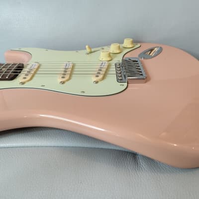 Shijie guitar STN SSS 2021 Shell Pink image 8