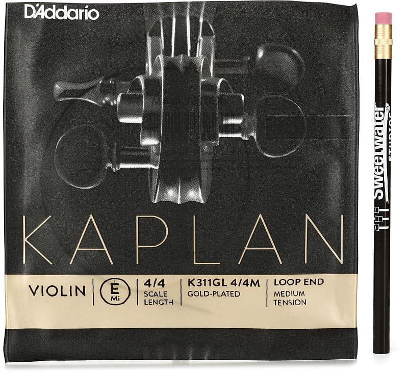 D'Addario K311GL Kaplan Violin E String 4/4 Size Reverb