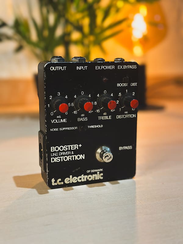 1980s (c) TC Electronic Booster+ Line Driver and Distortion Pedal, (Unboxed) image 1