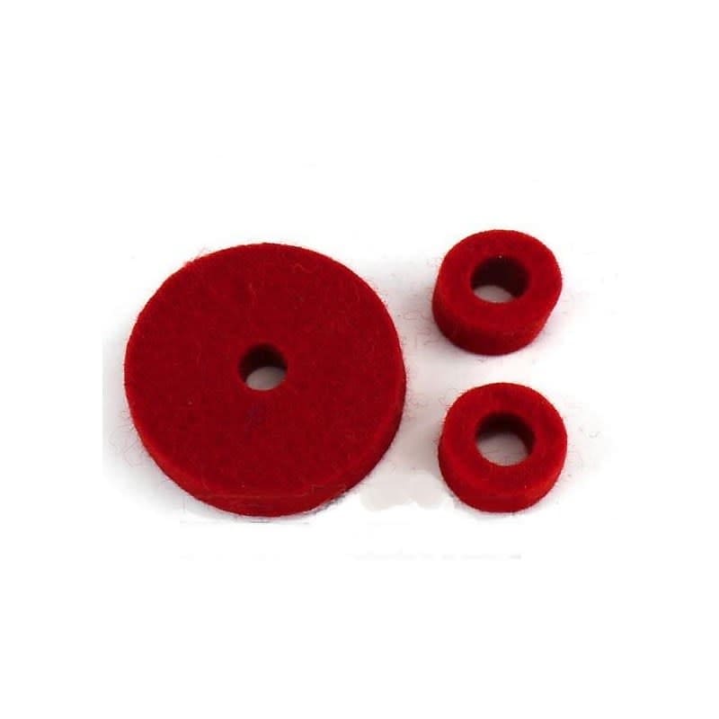 Ahead Red Pack HiHat Cymbal Felts 3Pack AWFRHH Reverb
