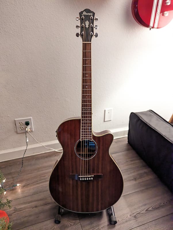 美品!! Ibanez エレアコ AEG12II-NMH 極薄ボデイモデル - メルカリ