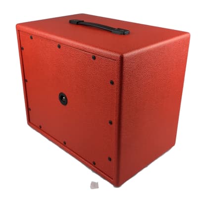 G&A 1x12 Compact  Red /Black Unloaded guitar cabinet image 7