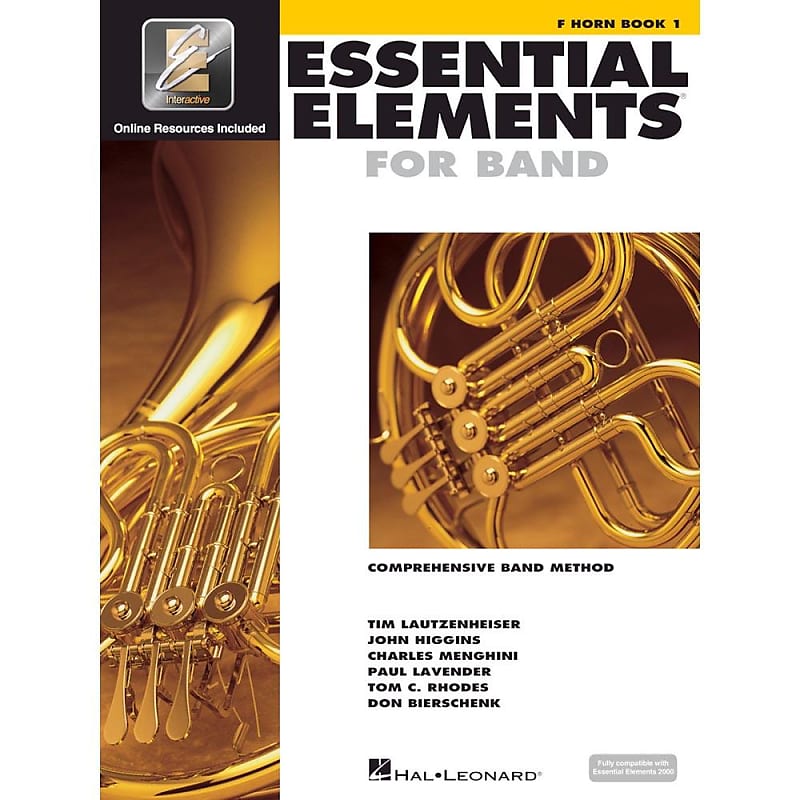 Hal Leonard Essential Elements for Band - F Horn Book 1 with EEi image 1