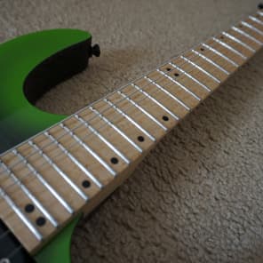 Kiesel  Aries Non-Beveled 6-string guitar Trans Black/Green Burst image 3