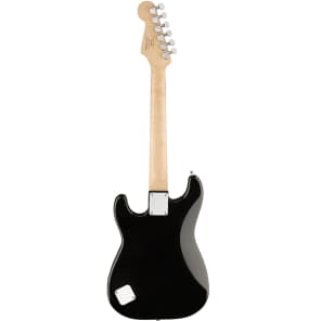 Squier Mini Strat V2 Short Scale Travel Electric Guitar - Black image 2