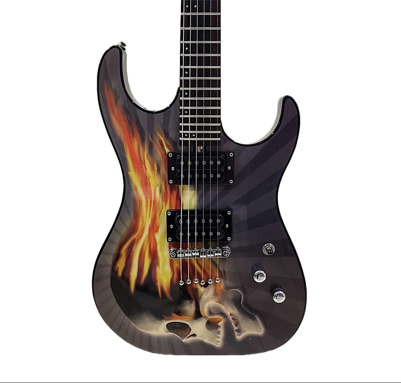 Washburn Pro X-Series with Screaming Skull Graphic | Reverb