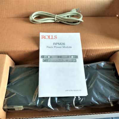 Rolls RPM26 Rack Power Module w/ LED lights BRAND NEW Sealed never used MADE IN USA!! image 5