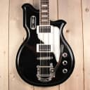 Airline Map Baritone DLX with Rosewood Fretboard 2021 Black Guitar