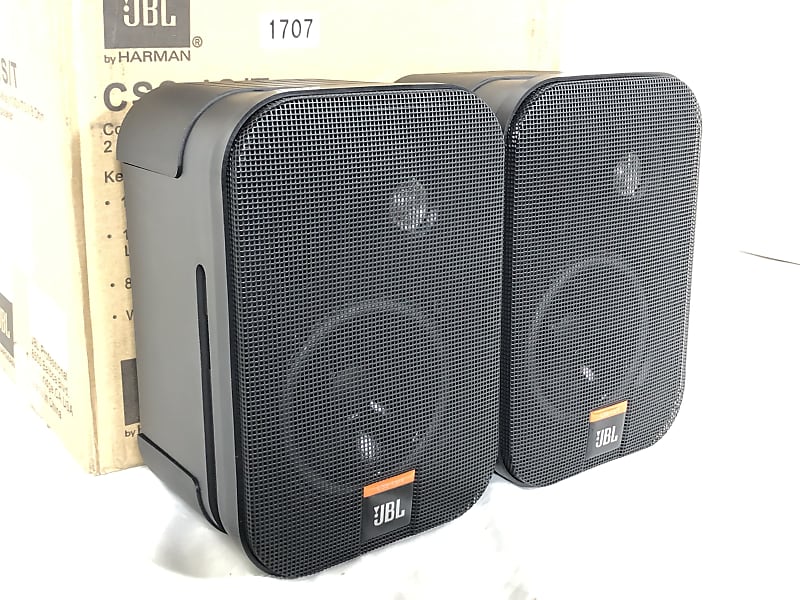 JBL CSS-1S/T Compact 2 Way 100V/70V/8-Ohm Loudspeaker #1707 (PAIR