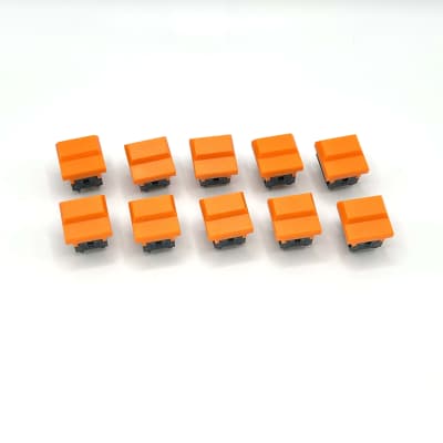 Set of 10 orange push button switches ARP Omni 2