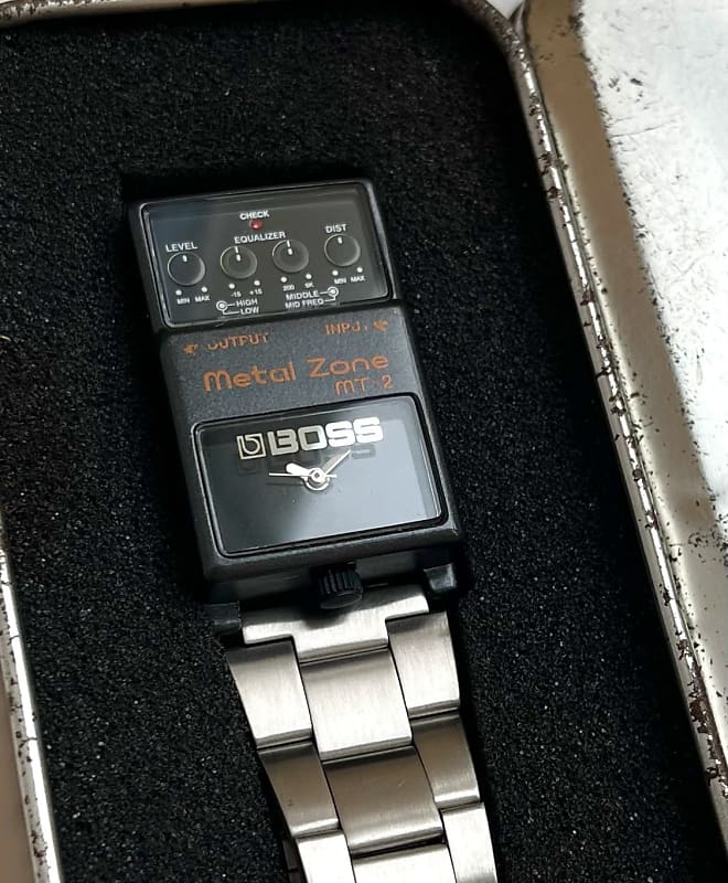 Roland Vintage Boss MT-2 Rare Promotional Wrist Watch 1999 | Reverb
