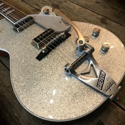 2006 Gretsch G6129T-1957 Silver-Jet  with original hard shell case and COA image 8