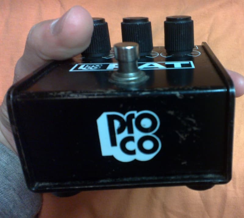 ProCo Rat 1986 Version 3-B Black Face LM308 vintage guitar
