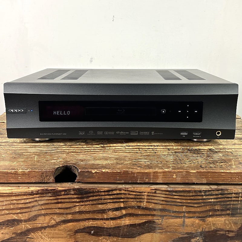Oppo BDP105D SACD BluRay Disc Player Black w/ Original Reverb