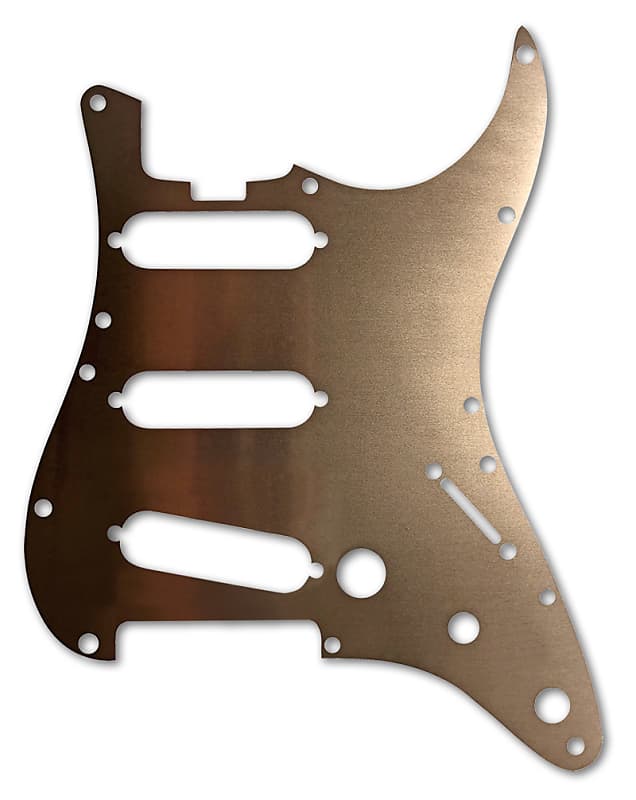 .006" SSS Strat Stratocaster Pickguard Shield — Copper (Not A Reverb