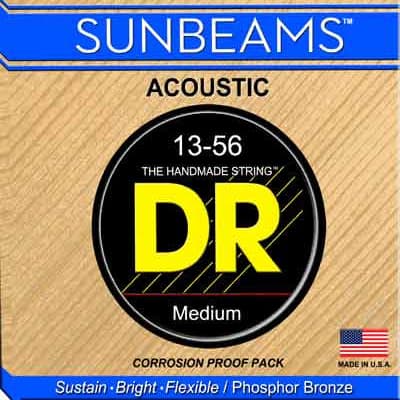 DR - Sunbeam™ RCA13 - Acoustic Guitar String Set - Round Core - 13-56 image 1