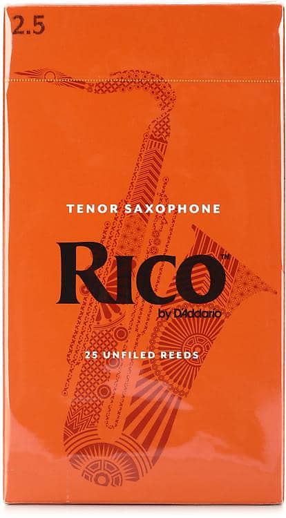 D'Addario RKA2525 - Rico Tenor Saxophone Reeds - 2.5 (25-pack) image 1