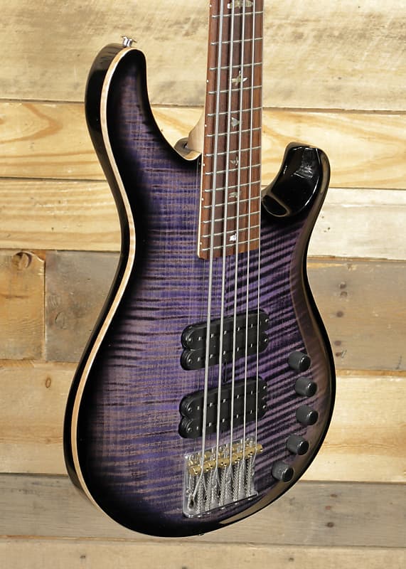 PRS Grainger 5 10-Top 5-String Bass Purple Mist w/ Case | Reverb