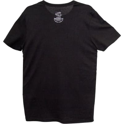 Zildjian Mens Classic Logo Tee Shirt Small Black image 2