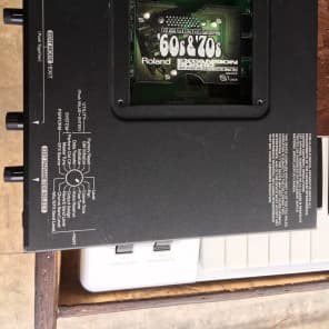 Roland JV-1010 with M-Audio Keystation 61 and Custom Wood Case Roland JV-1010 M-Audio Keystation 61 Wood image 4