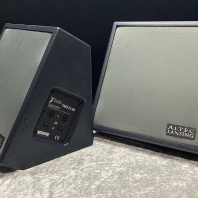 Altec Lansing Coaxial Monitors FM912-8A, Floor Wedge Studio Speakers image 1