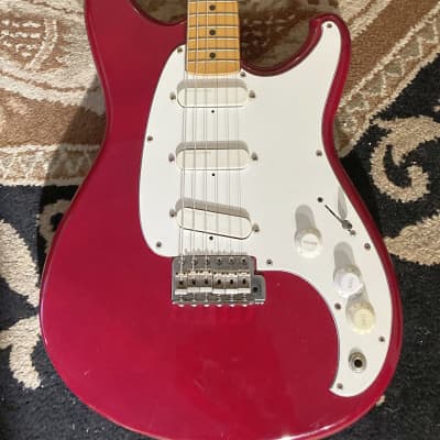 Ibanez Roadstar II Red 1983 Upgraded Fender Lace Sensor Pickups Japan.  Set up and ready to play! image 1