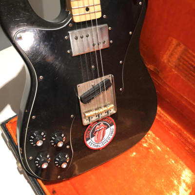 Fender lefty  Left hand Fender custom 1978  1978 Black image 5