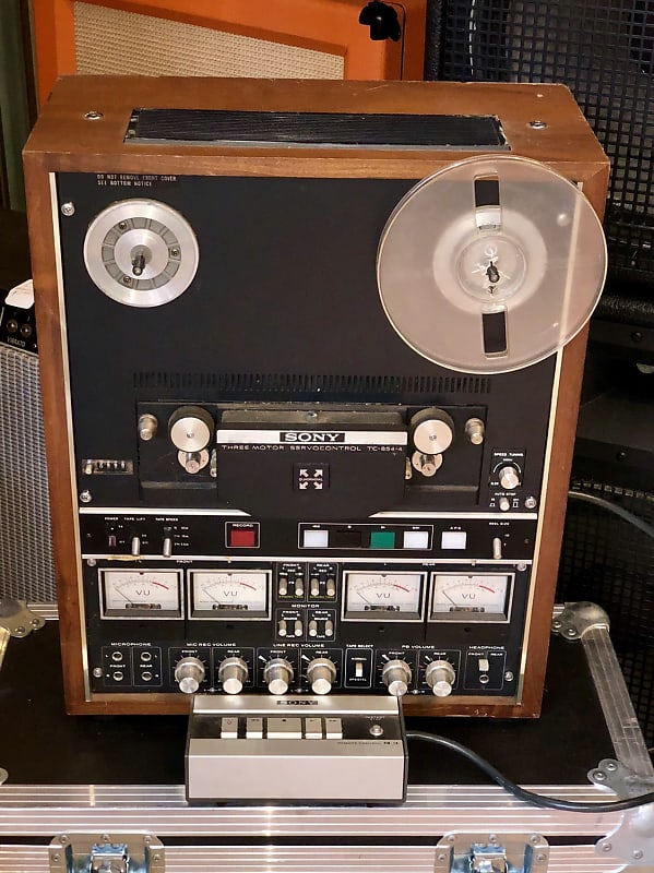 Sony TC-854-4 Studio Stereo 4 Track With RM-16 Remote and