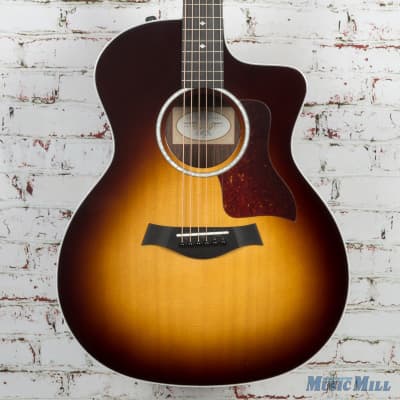 Taylor - 214ce-SB DLX - Acoustic-Electric Guitar - Layered Rosewood Back and Sides Sunburst w/ Gold Hardware - (USED) image 1