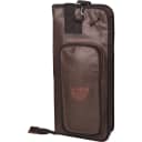 Sabian QS1VBWN Quick Drum Stick & Mallet Vintage Brown Zip Bag Accessory Pocket