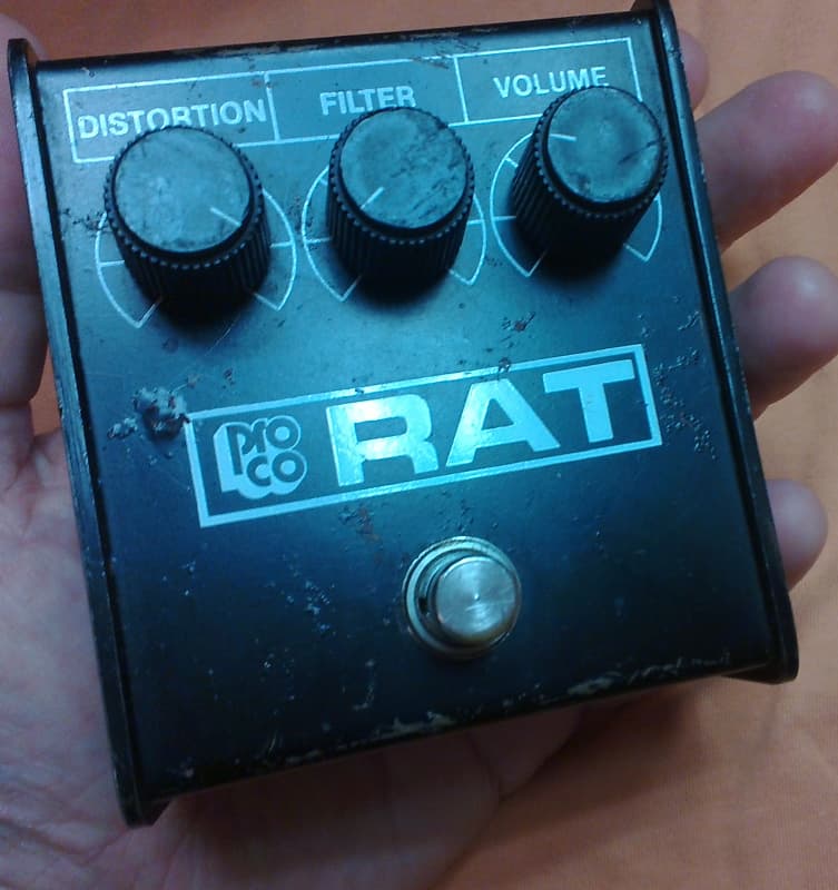 ProCo Rat 1986 Version 3-B Black Face LM308 vintage guitar