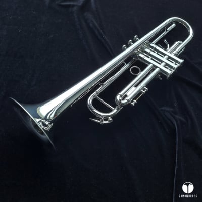 E.Benge 3x by B.A.C. 464 bore trumpet GAMONBRASS case mouthpiece image 18