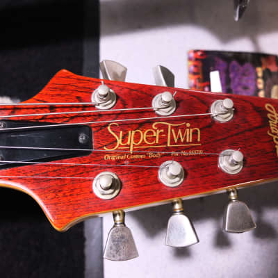 Aria Aria Pro II Super Twin 80 Walnut Guitar Bass Double Neck image 8
