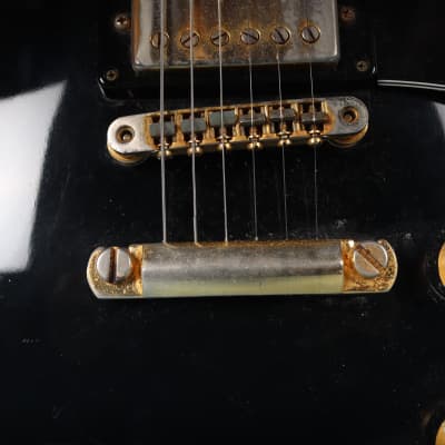 1970s AIMS Les Paul Custom Guitar Vintage - Black MIJ Japan image 7