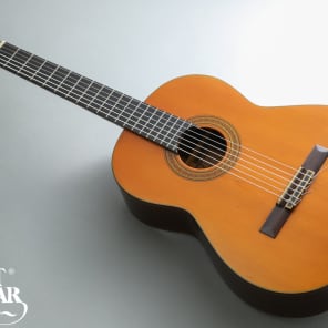 Zen-On GuitarsのGuitar ABE GUT 63D Zen-on Abe Gut 63S 1970's Cedar Top Classical Guitar | Reverb
