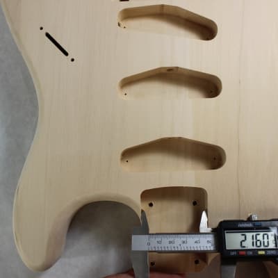 Unfinished Basswood SSS guitar body - fits Fender Strat Stratocaster neck Floyd Rose J692 image 9