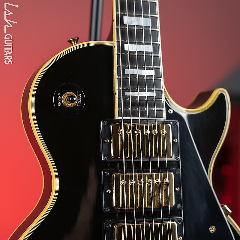 1989 Gibson Les Paul Custom 35th Anniversary Black | Reverb Canada