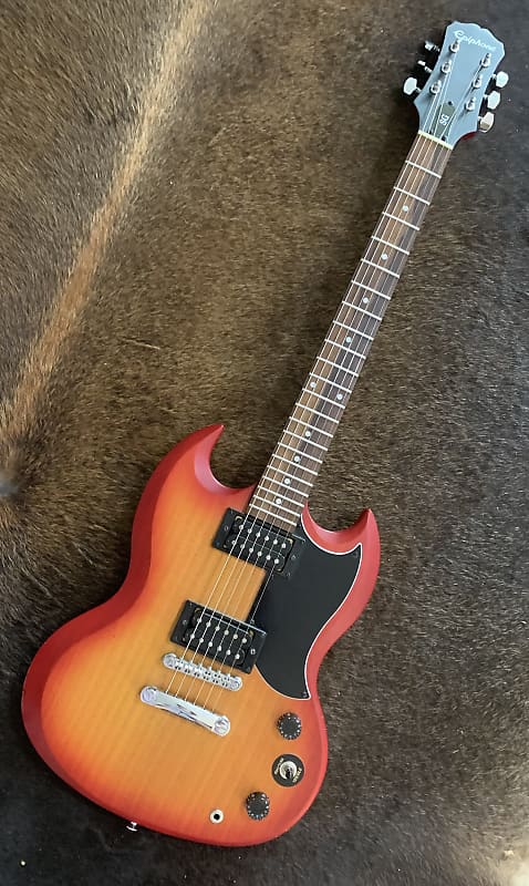 ギター Epiphone SG Cherry Sunburst Epiphone SG-Special VE - heritage cherry sunburst Double cut