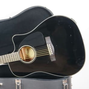 Fender Acoustic Guitar CD-60CE BK-DS-V2 with case | Reverb