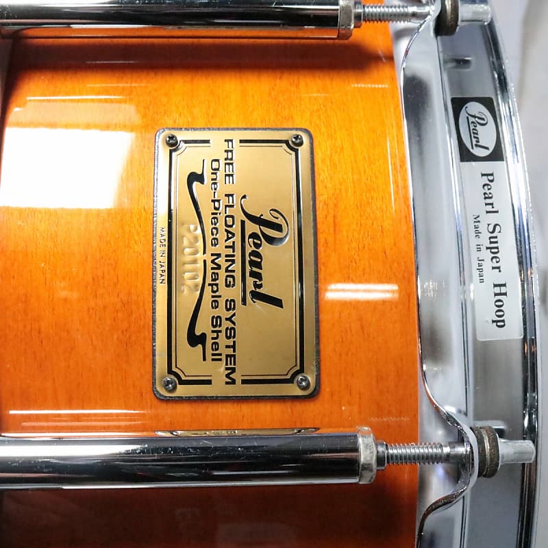 Used! PEARL Free Floating System One-Piece Maple Snare Drum 14x6.5 -  Japan Instrumental Store