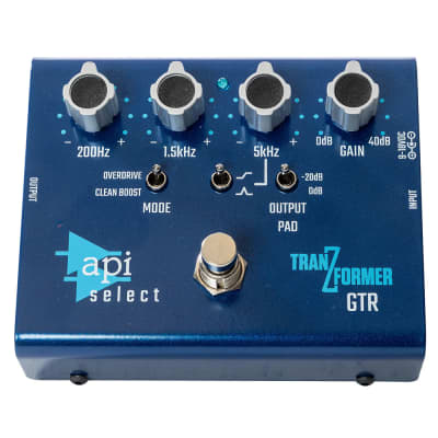 API Select TranZformer GTR EQ, Boost, and Overdrive Guitar Effect Pedal image 3