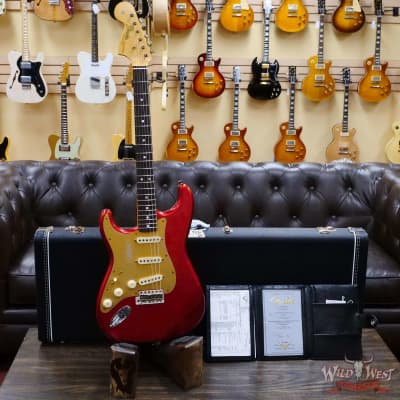 Fender Custom Shop Limited Edition Big Head Stratocaster Jouneyman Relic Hand-Wound Pickups Lefty Left-Handed Candy Apple Red image 4