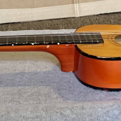 WOODSTOCK Music Collection Vintage Acoustic Travel/Mini/Kid/Half Guitar Fair Condition image 4