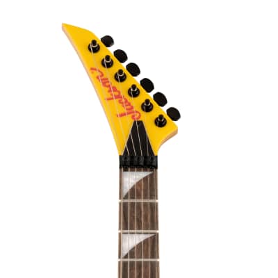 Jackson X Series Dinky DK3XR HSS Electric Guitar, Laurel FB, Caution Yellow image 6