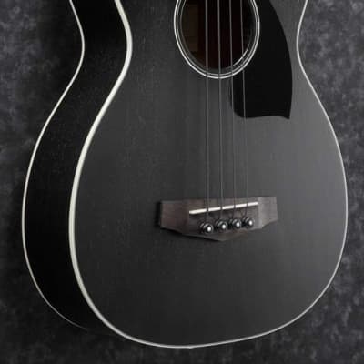 Ibanez PCBE14MH Acoustic-Electric Bass - Weathered Black image 2