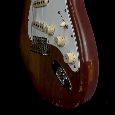 Fender Custom Shop Empire 67 Stratocaster Relic - Wide Fade Aged Cherry Sunburst #47391 image 7
