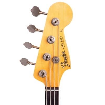 Fender Custom Shop relic – 1964 Jazz bass – Sea Foam Green – 9.5lbs – serial R133274 image 3