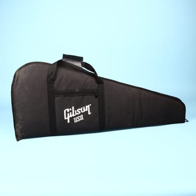 Gibson USA Gig Bag Soft Shell Guitar Case - Black w/White
