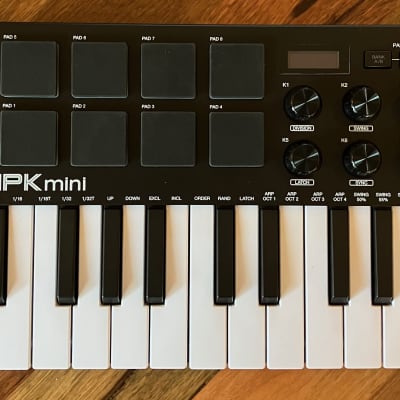 Akai MPK Mini MKIII 25-Key MIDI Controller 2020 - Present - Red with Black Keys